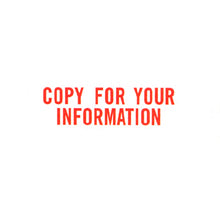 1069 - COPY FOR YOUR INFORMATION