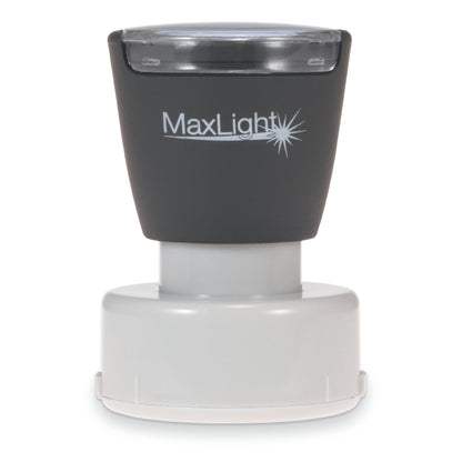 MaxLight 495 Pre-Inked Round Stamp
