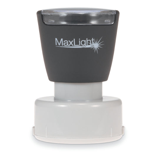MaxLight 495 Pre-Inked Round Stamp