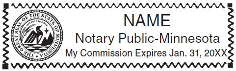 N14MN Minnesota Notary Stamp