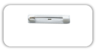 1-1/2" x 3" Name Badge Rounded Corners / No Bevel with Pin backer