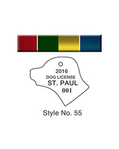 Style#55 Colored Aluminum
